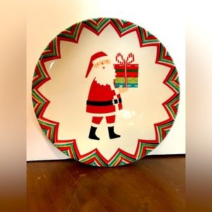 Sur la Table Santa Cookie/apetizer Plate(5)